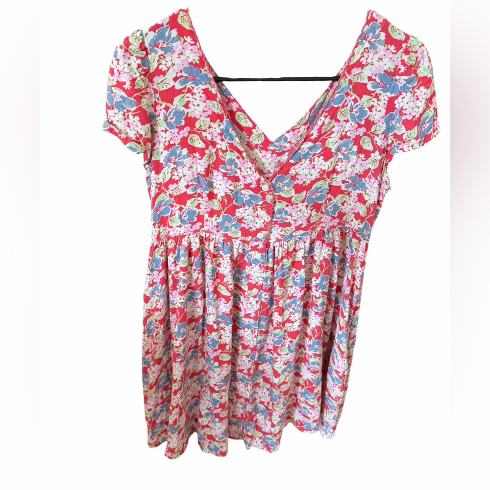 Denim & Supply Ralph Lauren Pink Floral Mini Dress - Picture 2 of 4